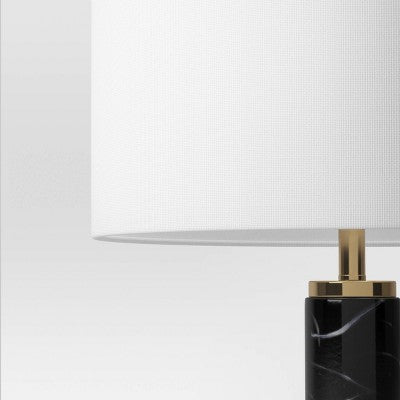 Faux Marble Stick Table Lamp - Threshold™