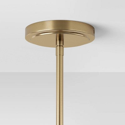 Knurled Metal Stacked Drum Pendant - Threshold™
