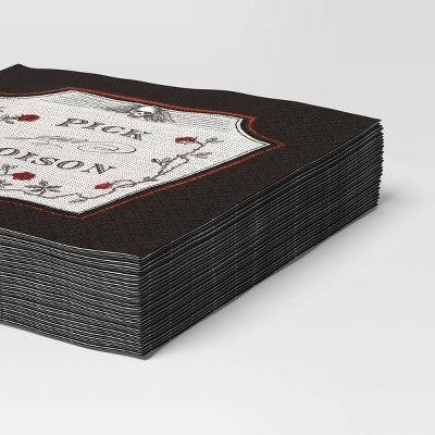 20pk Pick Your Poison Beverage Napkins - Threshold™