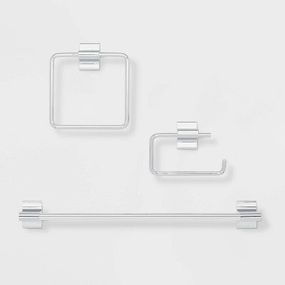 3pc Modern Bath Hardware Set - Threshold™