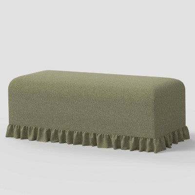 Ruffle Slipcover Dining Bench - Threshold™ Designed With Studio McGee
