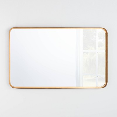 24" X 36" Rectangular Decorative Mirror With Rounded Corners - Threshold™ Designed With Studio McGee