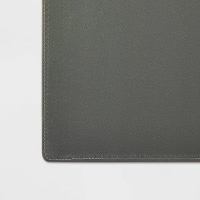 Faux Leather Desk Pad Brown - Threshold™