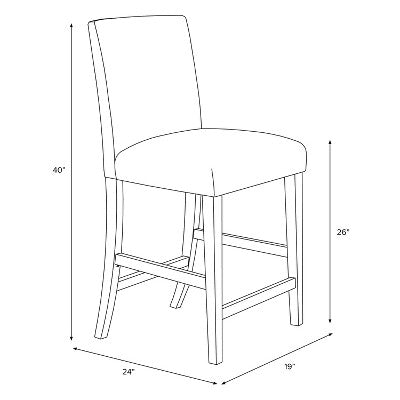 Counter Height Barstool Reserve Navy - Threshold™
