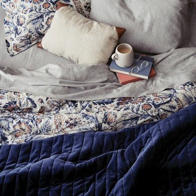Channel Stitch Velvet Quilt - Threshold™