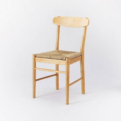 Logan Wood Dining Chair With Woven Seat - Threshold™ Designed With Studio McGee