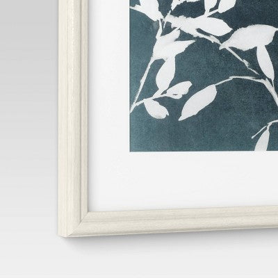 (Set Of 2) 24"x30" All Over Floral Framed Posters - Threshold™: Spring Botanical Nature Wall Art, White Frame