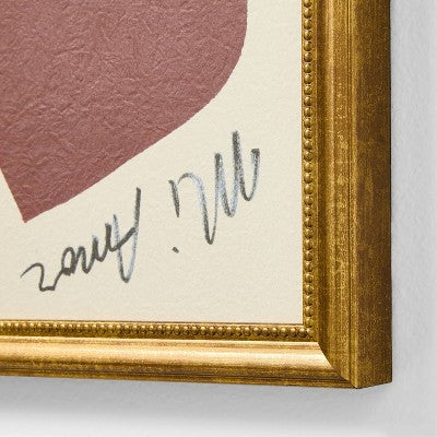 9"x9" I Love You Heart Wall Art - Threshold™ Designed With Studio McGee