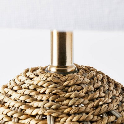 Large Seagrass Table Lamp (Includes LED Light Bulb) Natural - Threshold™ Designed With Studio McGee