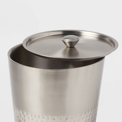 Hammered Metal Ice Bucket With Ice Scoop - Threshold™