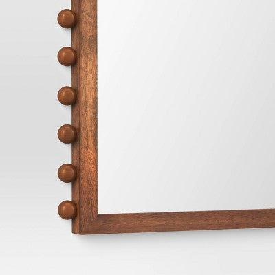 25"x65" Carved Beaded Floor Mirror - Threshold™