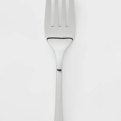 45pc Sussex Flatware Set Silver - Threshold™: Stainless Steel Silverware, Service For 8, Dishwasher-Safe