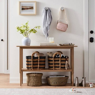 Gretna Narrow Console Table Natural - Threshold™