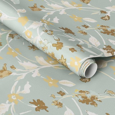 Floral Light Sage Green Wallpaper - Threshold™