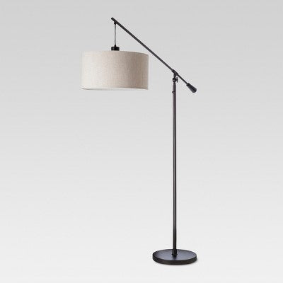Cantilever Drop Pendant Swing Arm Floor Lamp Brown - Threshold™