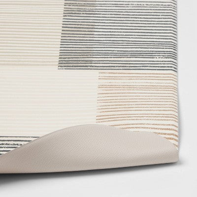 60" X 20" Modern Block Comfort Runner Mat - Threshold™