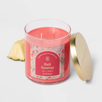 2-Wick Lidded Glass Jar Candle - Threshold™