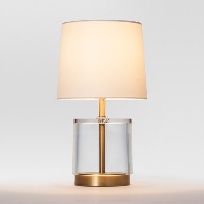 Modern Acrylic Accent Lamp Brass - Threshold™