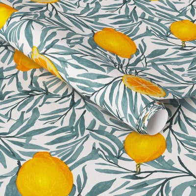 Lemon Botanical Wallpaper - Threshold™