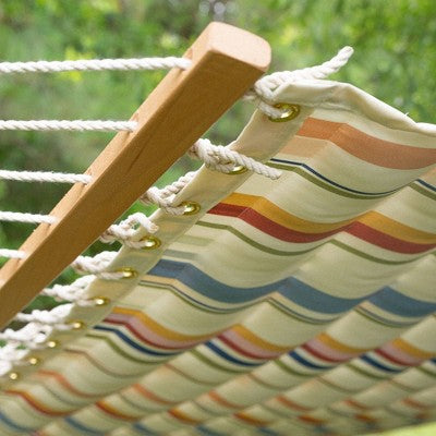 13' Pillowtop Outdoor Fabric Hammock With Spreader Bar Terracotta Pink - Threshold™