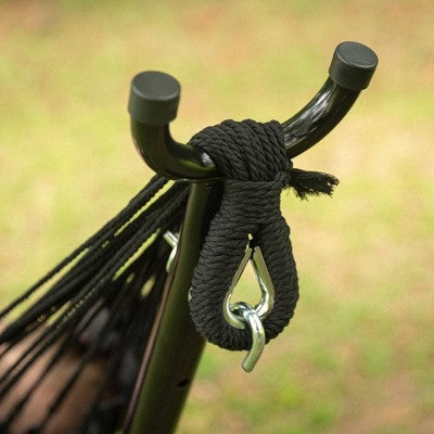 10" Fringe Outdoor Fabric Hammock Black - Threshold™