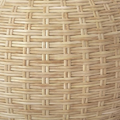 Avens Round Natural Caned Ottoman - Threshold™