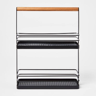 Wood 2-Tier Spice Rack - Threshold™