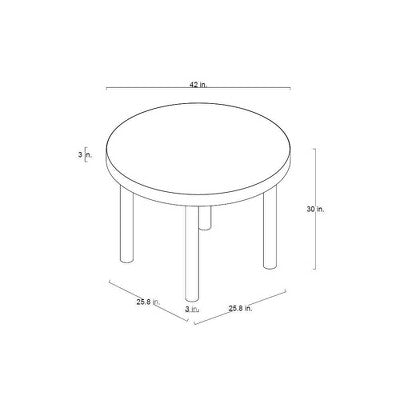 Northvale Round Wood Dining Table - Threshold™ Designed With Studio McGee