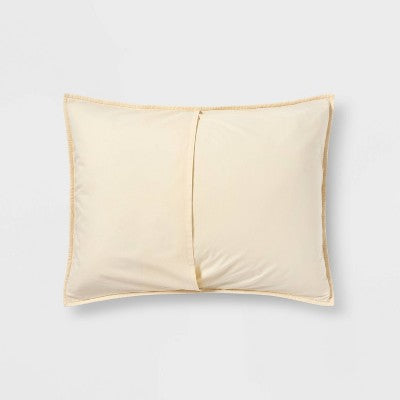 Embroidered Cotton Quilt Sham - Threshold™