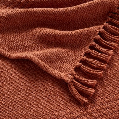  Woven Textural Striped Bed Throw - Threshold™