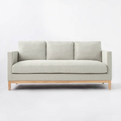  Woodland Hills Wood Base Sofa Light Gray - Threshold™ Designed With Studio McGee
