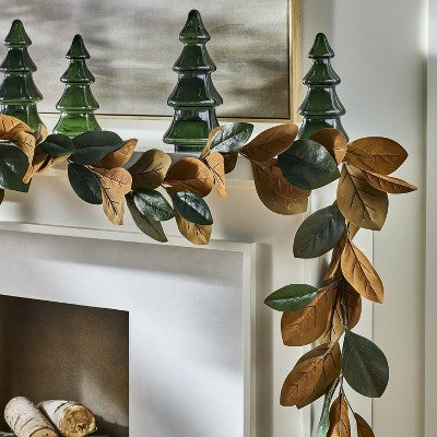  Magnolia Christmas Leaf Garland - Threshold™ Designed With Studio McGee