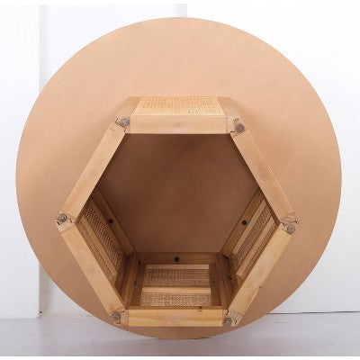  Tormod Round Dining Table Brown - Threshold™