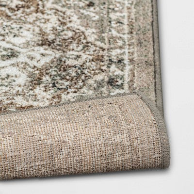  2'x3' Rowland Companion Persian Style Woven Accent Rug Gray - Threshold™