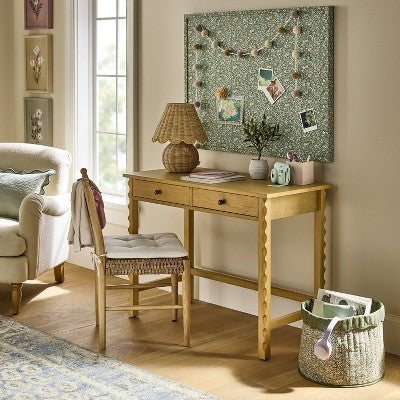 Large Floral Canvas Storage Basket - Threshold™ Designed With Studio McGee