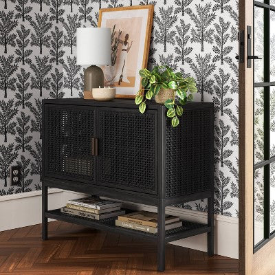  Minsmere 2 Door Cabinet - Black - Threshold™