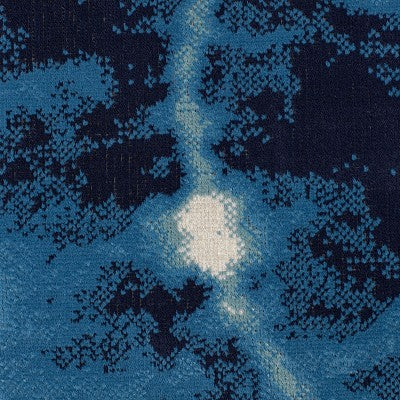  Shibori Waves Outdoor Rug Navy - Threshold™
