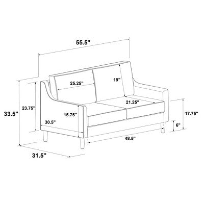  Prescott Loveseat - Threshold™