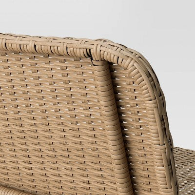  Popperton Arched Wicker Bench - Black - Threshold™ Designed With Studio McGee
