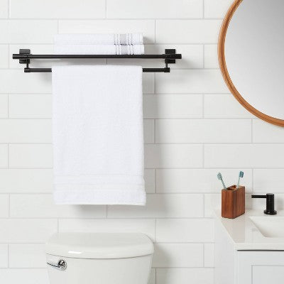  Modern Towel Rack Black - Threshold™