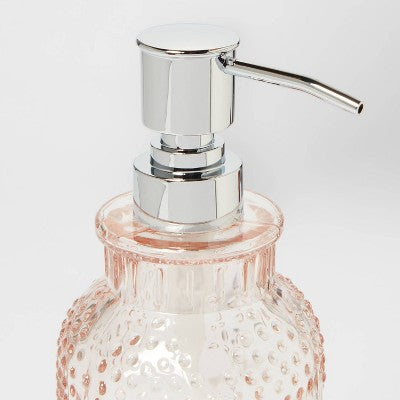  Glass Soap/Lotion Dispenser Blush - Threshold™