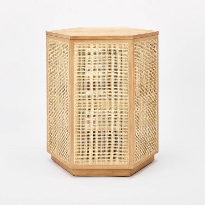  Lomita Rattan Accent Table Natural - Threshold™ Designed With Studio McGee
