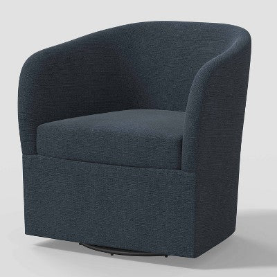  Rhea Swivel Chair In Linen - Threshold™