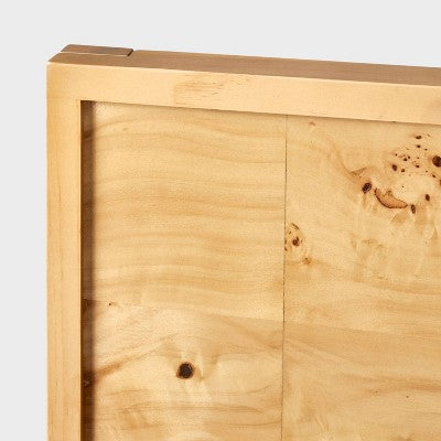  Queen Ogden Headboard Brown - Threshold™ Designed With Studio McGee: Wood Frame, Veneer Surface, 32"H
