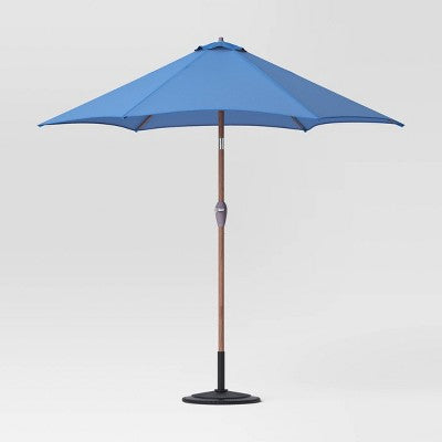  9'x9' Market Patio Umbrella - Light Wood Pole - Threshold™