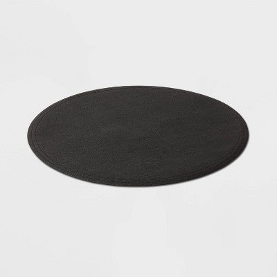  15" Round Pebble Faux Leather Charger - Threshold™