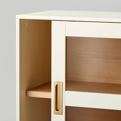  Promontory Sliding Glass TV Stand - Threshold™ Designed With Studio McGee
