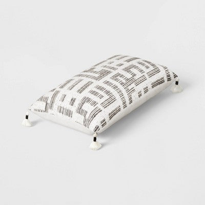  Oversized Modern Geometric Patterned Lumbar Throw Pillow - Threshold™