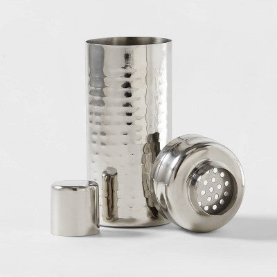  Stainless Steel Hammered Cocktail Shaker - Threshold™