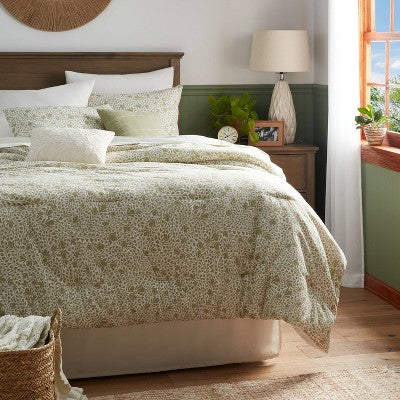  8pc Floral Comforter Set Green - Threshold™